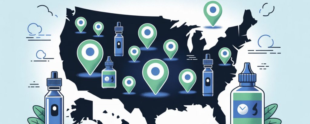 How many vapes shops in the United States