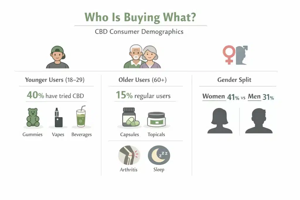 Who is buying CBD Consumer Demographics