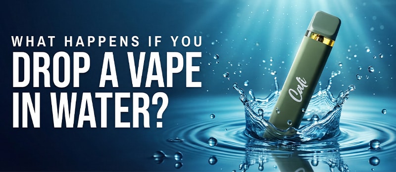What happens if you drop a vape in water