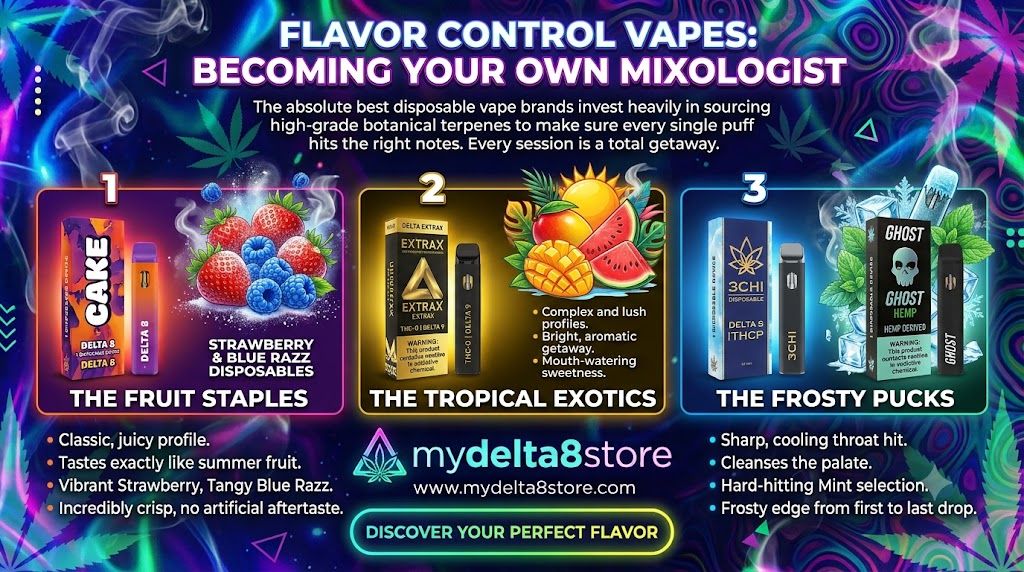Flavor Control Vapes: becoming your own mixologist