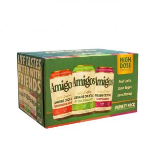 Amigos THC Cannabis Soda 10MG-6PK Variety Pack