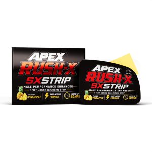 Apex Rush Male Performance Enhancer SX-Strips 20CT