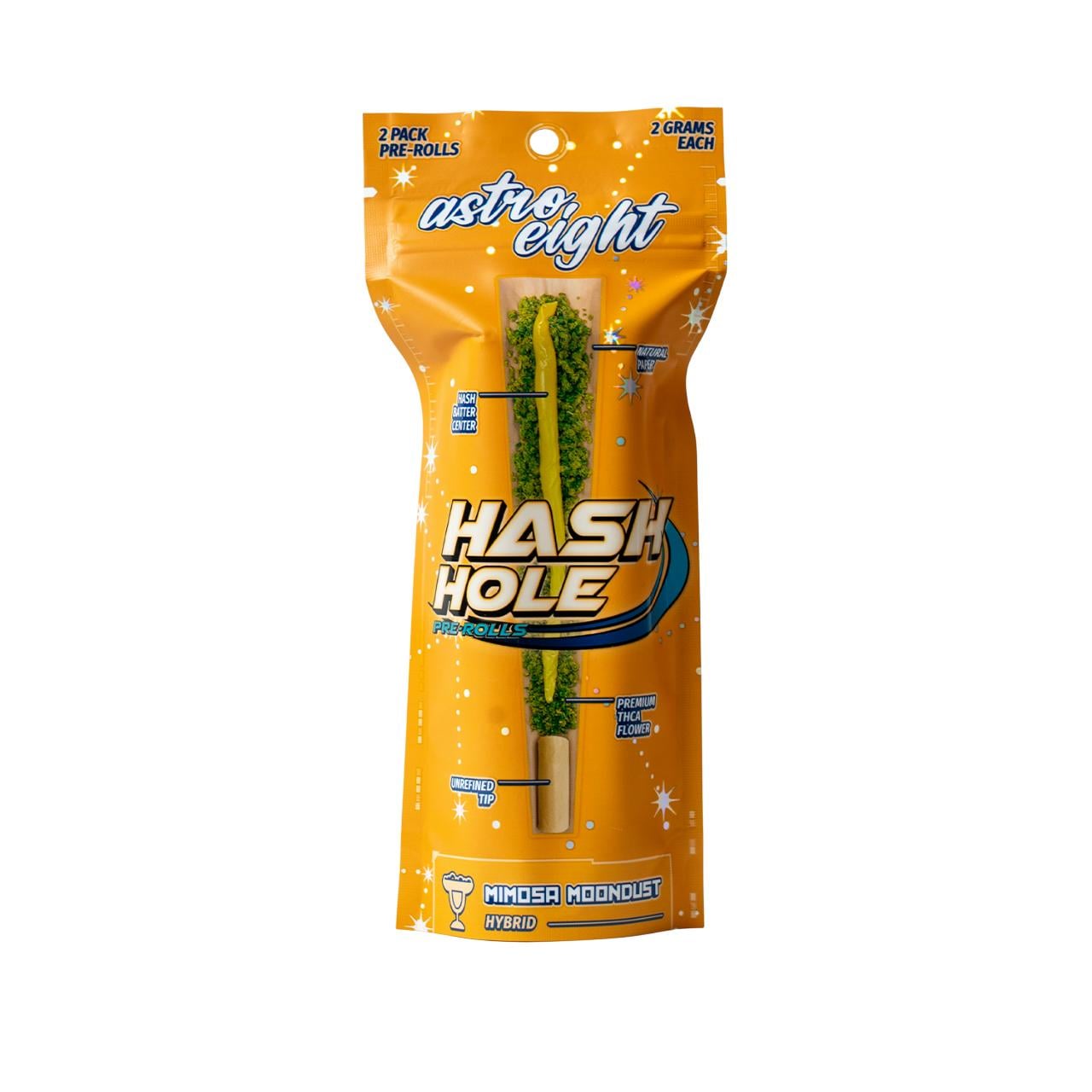 Astro Eight Hash Hole THC-P Pre Roll ? 2PK - Image 4