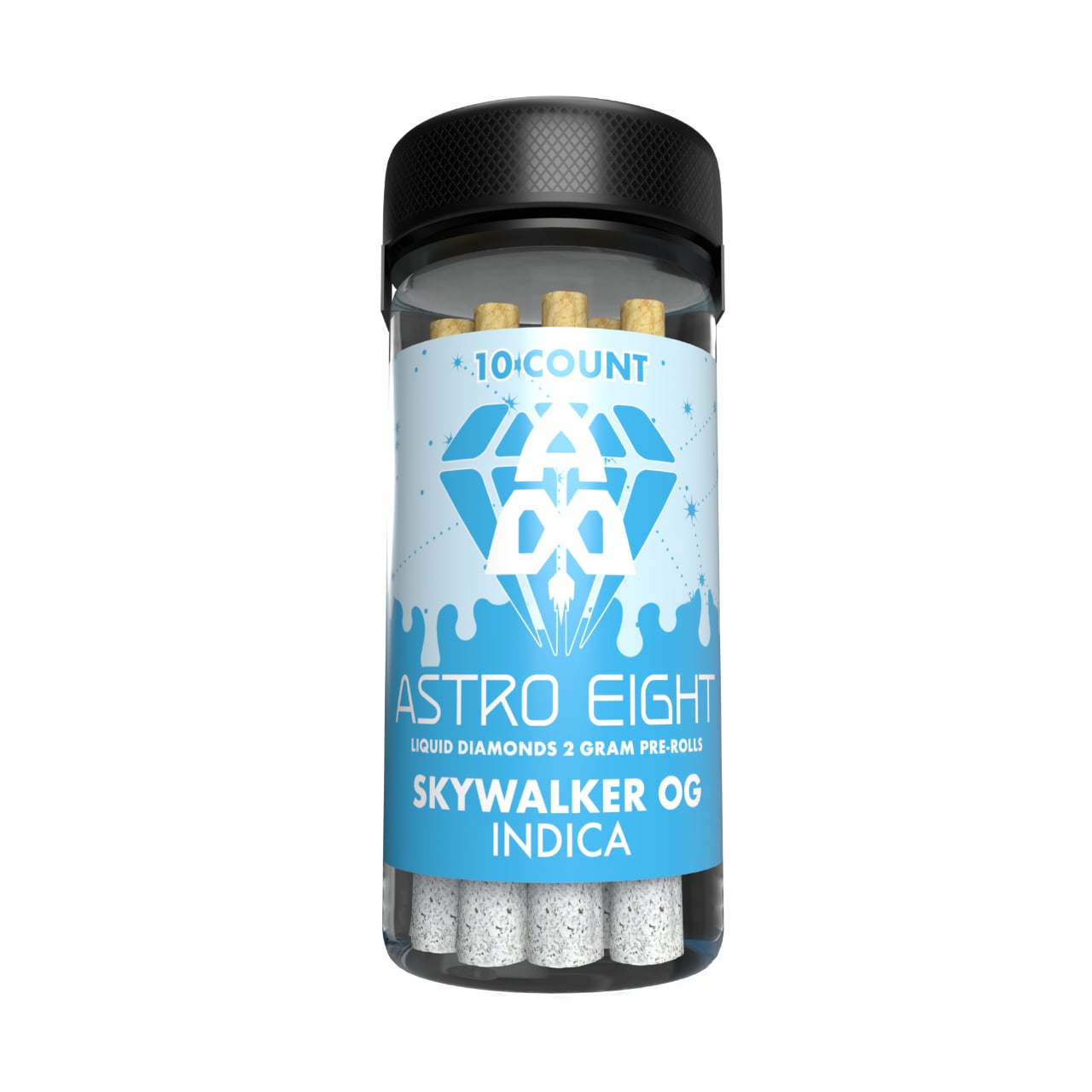 Astro Eight THC-A Liquid Diamonds Pre-Roll – 10PK - Image 4
