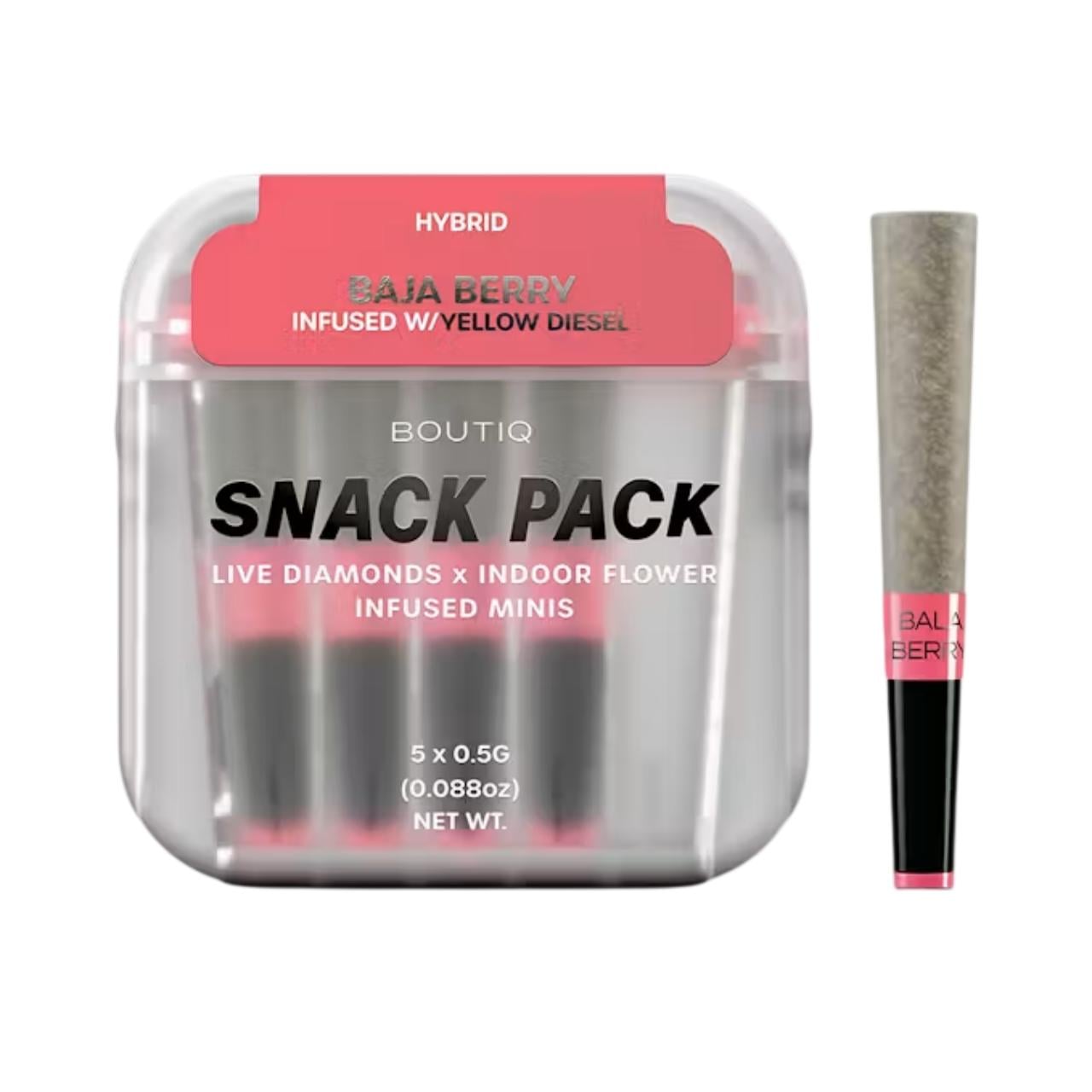 BOUTIQ THC-A Infused 0.5G Mini Pre-Rolls 5CT - Image 25