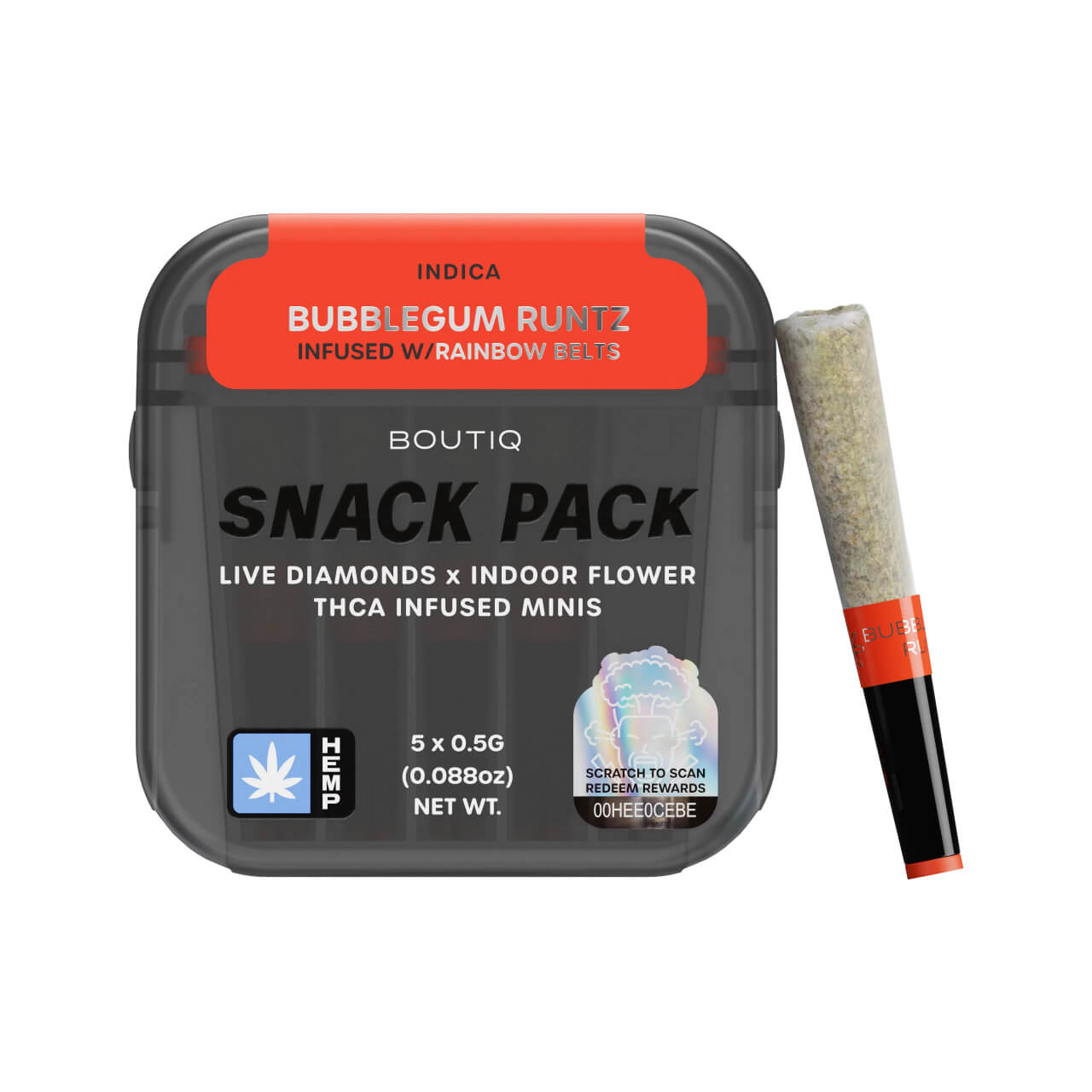BOUTIQ THC-A Infused 0.5G Mini Pre-Rolls 5CT - Image 10