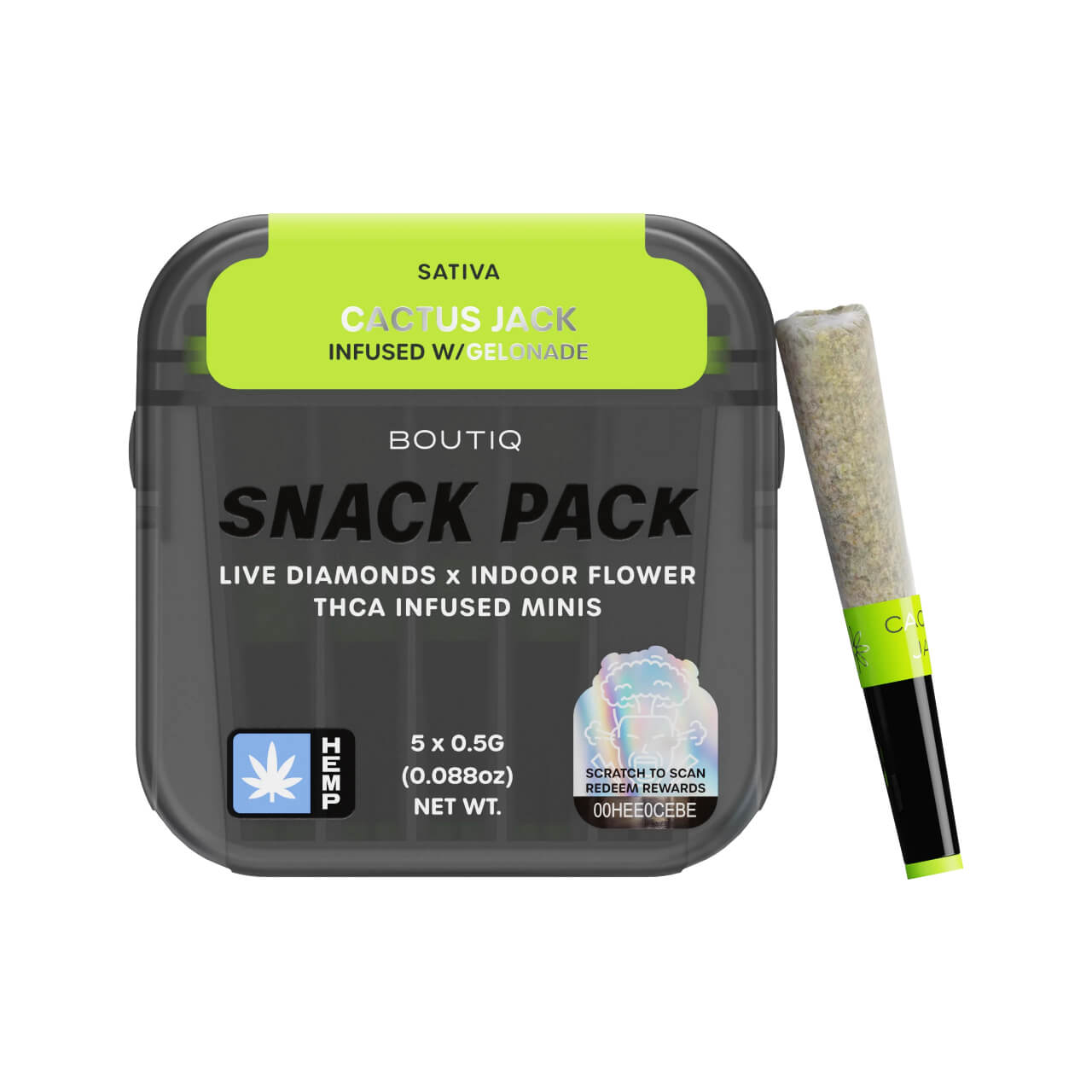 BOUTIQ THC-A Infused 0.5G Mini Pre-Rolls 5CT - Image 2