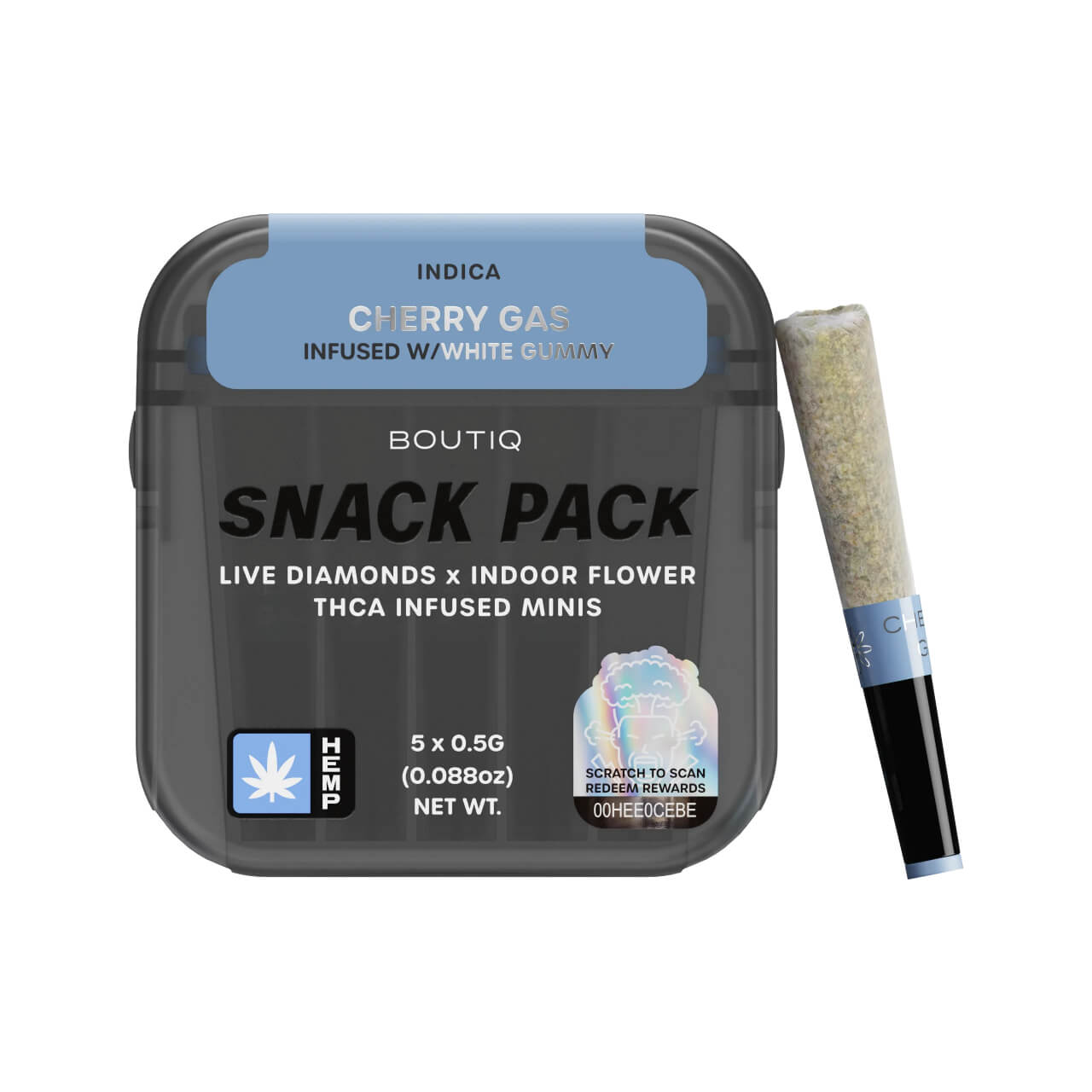 BOUTIQ THC-A Infused 0.5G Mini Pre-Rolls 5CT - Image 3