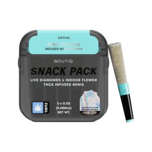 BOUTIQ THC-A Infused 0.5G Mini Pre-Rolls 5CT - Image 6