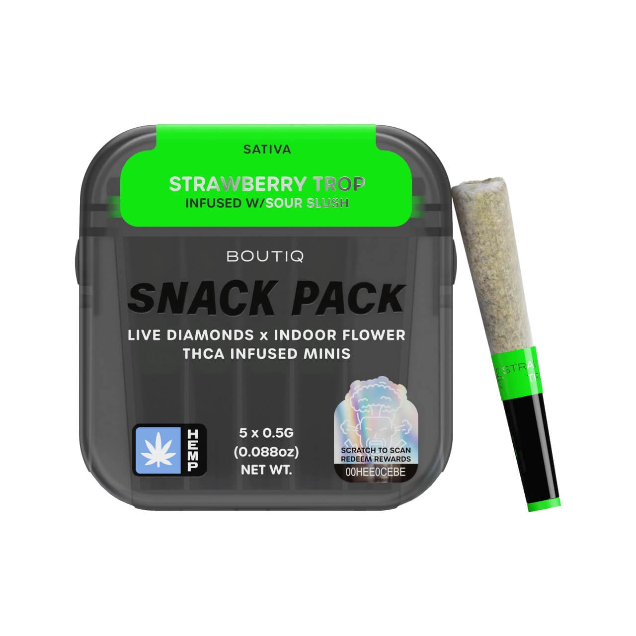 BOUTIQ THC-A Infused 0.5G Mini Pre-Rolls 5CT - Image 8