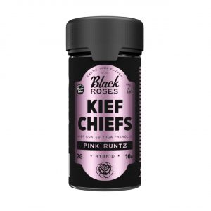 Alternative view of Black Roses KIEF CHIEFS THCA Prerolls 2G – 10CT