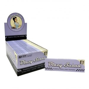 Alternative view of Blazy Susan Purple Rolling Papers 1PK