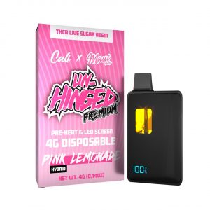 Alternative view of Cali X Unhinged Pre-Heat Disposables 4G