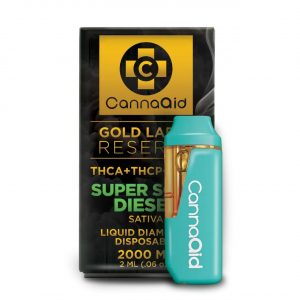 Alternative view of CannaAid THCA Gold Reserve Blend Disposable 2ML