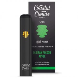 Coastal Clouds High Potency D8+THC Live Resin Disposable 2G - Image 4
