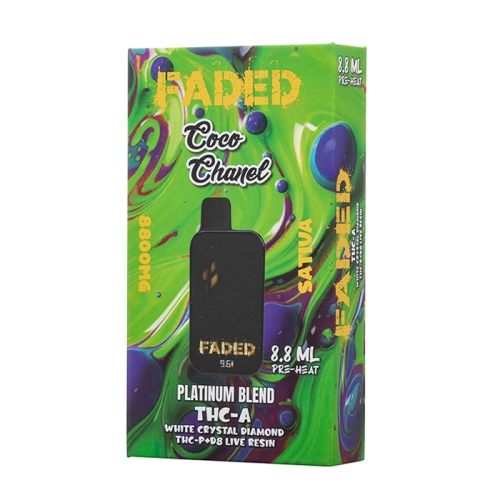 Faded Platinum Blend THC-A THC-P Delta 8 Disposable - 8.8ml - Image 3
