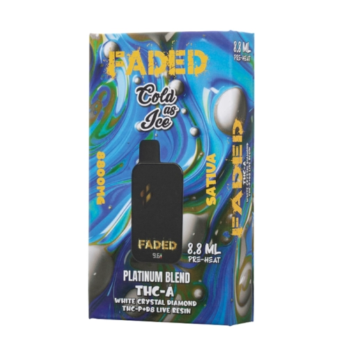 Faded Platinum Blend THC-A THC-P Delta 8 Disposable - 8.8ml - Image 4