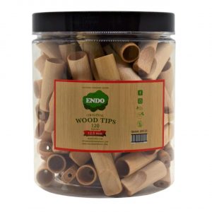Endo Wood Tips Jar 120CT