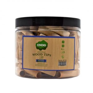 Alternative view of Endo Wood Tips Jar 120CT