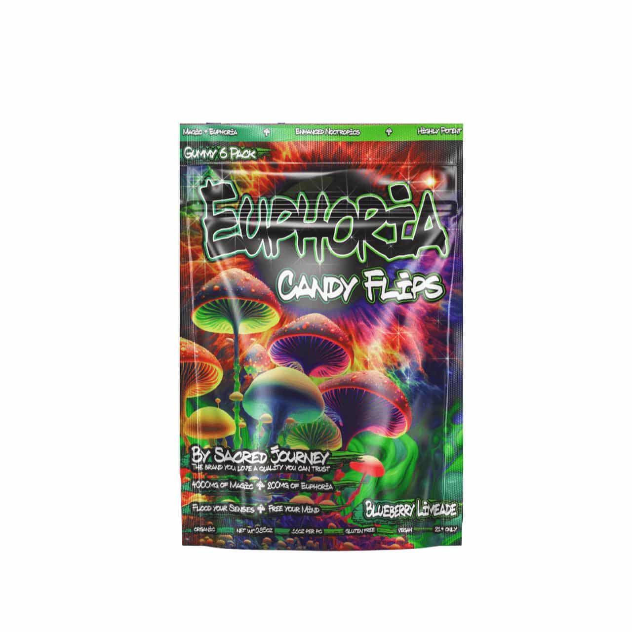 Euphoria Candy Flips Mushroom Gummies | Premium Functional Mushroom Gummies - Image 6