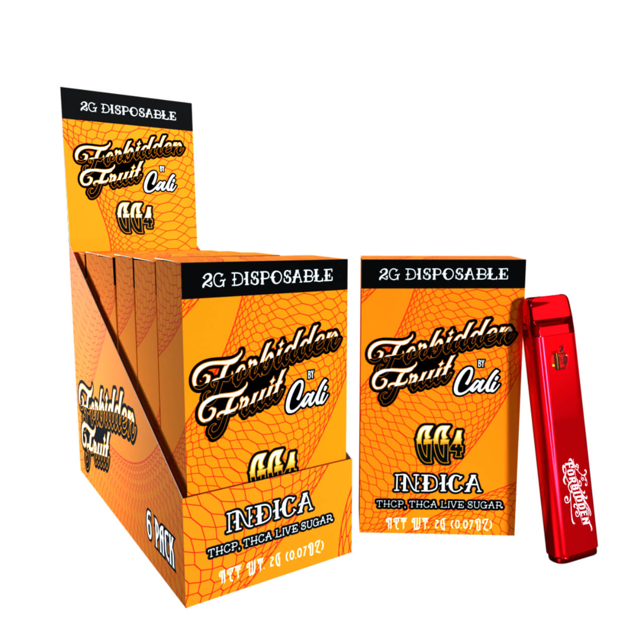 Forbidden Fruit by Cali Extrax THC-P/THC-A Live Sugar Resin Disposable – 2G - Image 8
