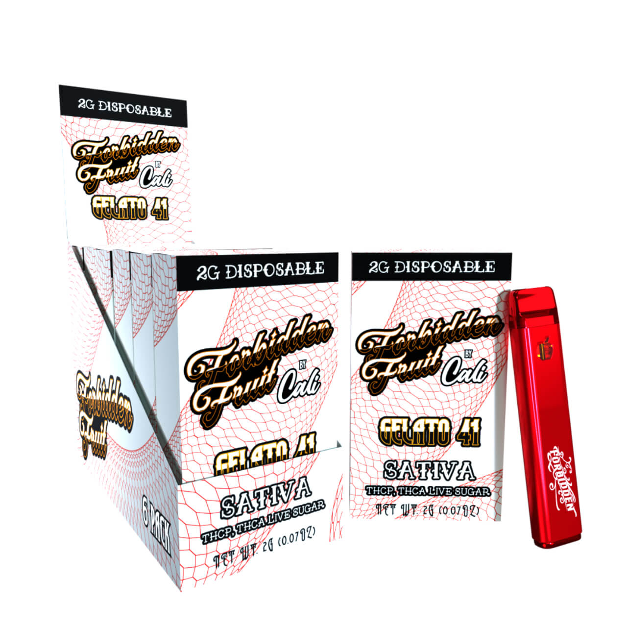 Forbidden Fruit by Cali Extrax THC-P/THC-A Live Sugar Resin Disposable – 2G - Image 7