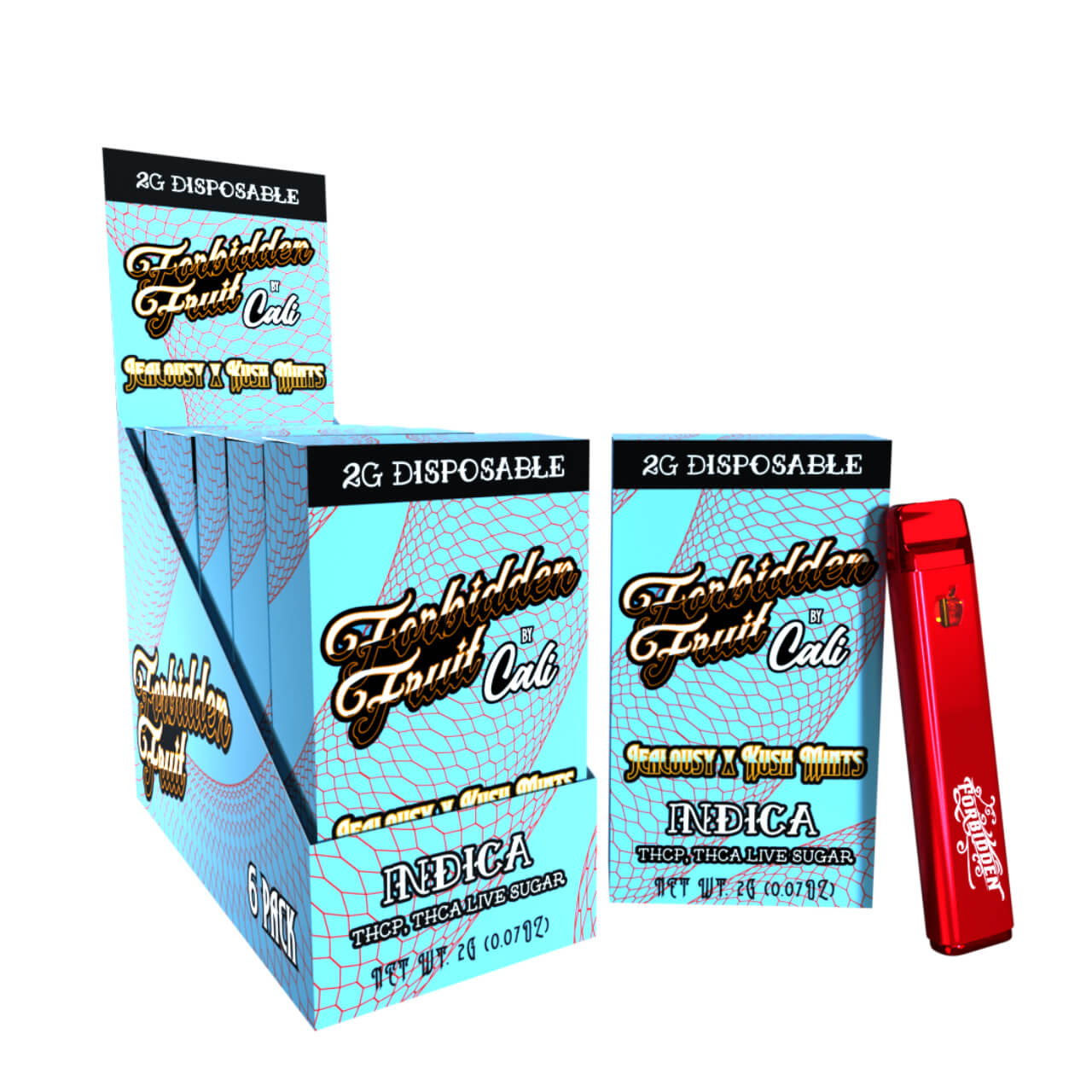 Forbidden Fruit by Cali Extrax THC-P/THC-A Live Sugar Resin Disposable – 2G - Image 9