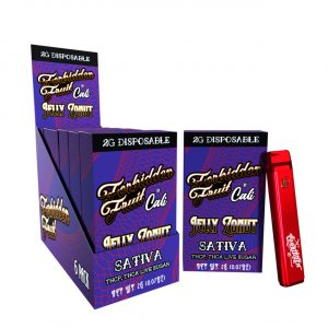 Alternative view of Forbidden Fruit by Cali Extrax THC-P/THC-A Live Sugar Resin Disposable – 2G