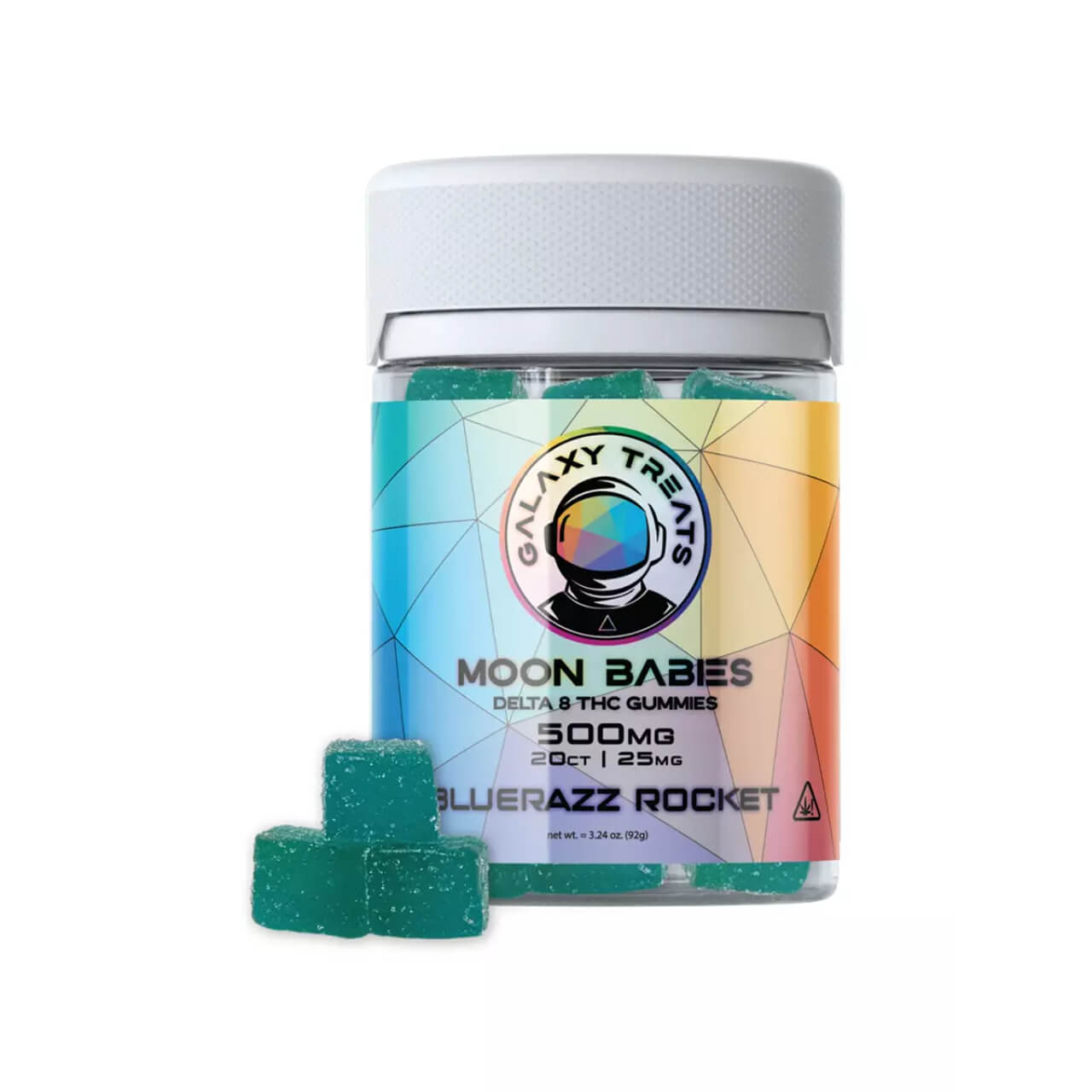 Galaxy Treats Moon Babies D8 Gummies 500MG - Image 4