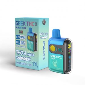 Alternative view of Geek THC-X Pulse Pro THC-A Melted Diamonds Disposable – 4.2G