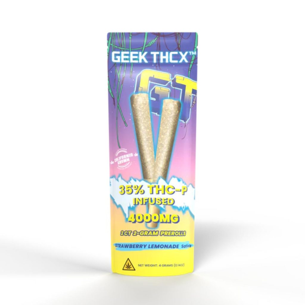 Geek THCX THC-P Infused Prerolls 4G 2CT - Image 3