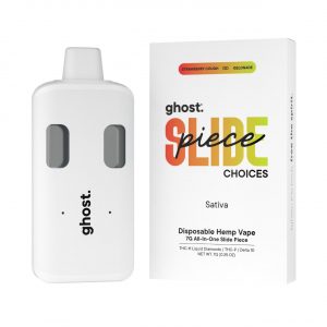 Alternative view of Ghost THC-H/THC-P/Delta-10 Liquid Diamonds All-In-One Slide Piece Disposable 7G