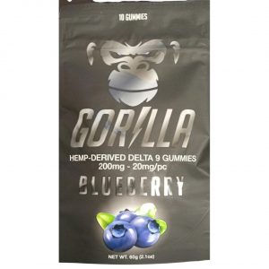 Gorilla Delta 9 THC Gummies 200MG-10PC
