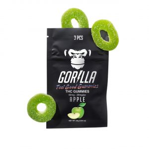 Gorilla Delta 9 THC Gummies 60MG-3PC - Image 3