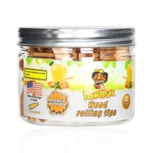 Alternative view of HONEYPUFF WOOD ROLLING TIPS JAR 60CT