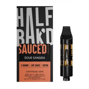 Half Bak'd Sauce'D Exotix THC-P Cartridge - 2G - Image 5