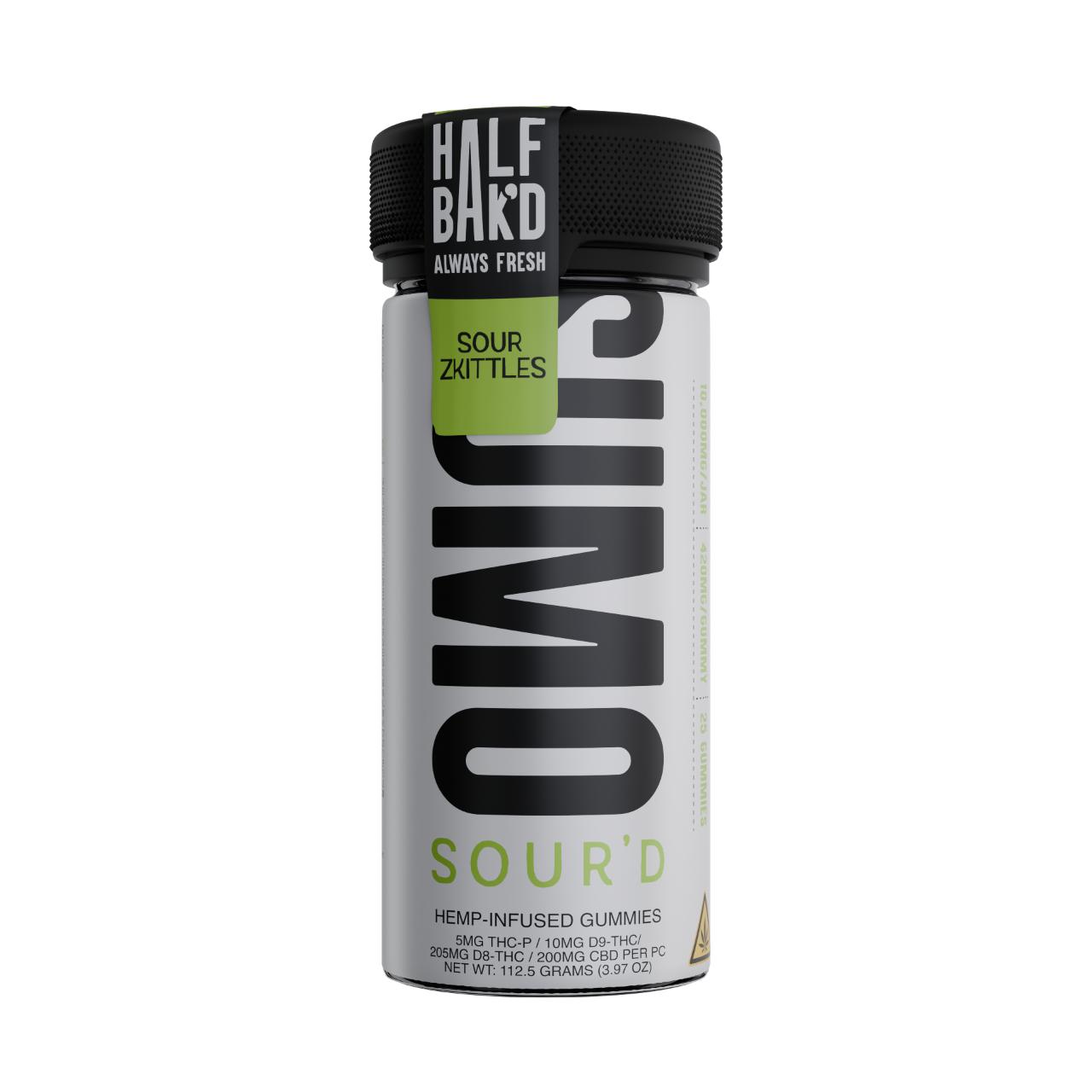 Half Bak'd Sumo Sour'D Blend Infused Gummies - 10,000MG