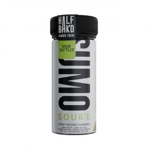 Half Bak’d Sumo Sour’D Blend Infused Gummies – 10,000MG