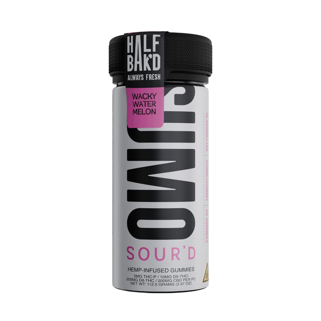 Half Bak'd Sumo Sour'D Blend Infused Gummies - 10,000MG - Image 7
