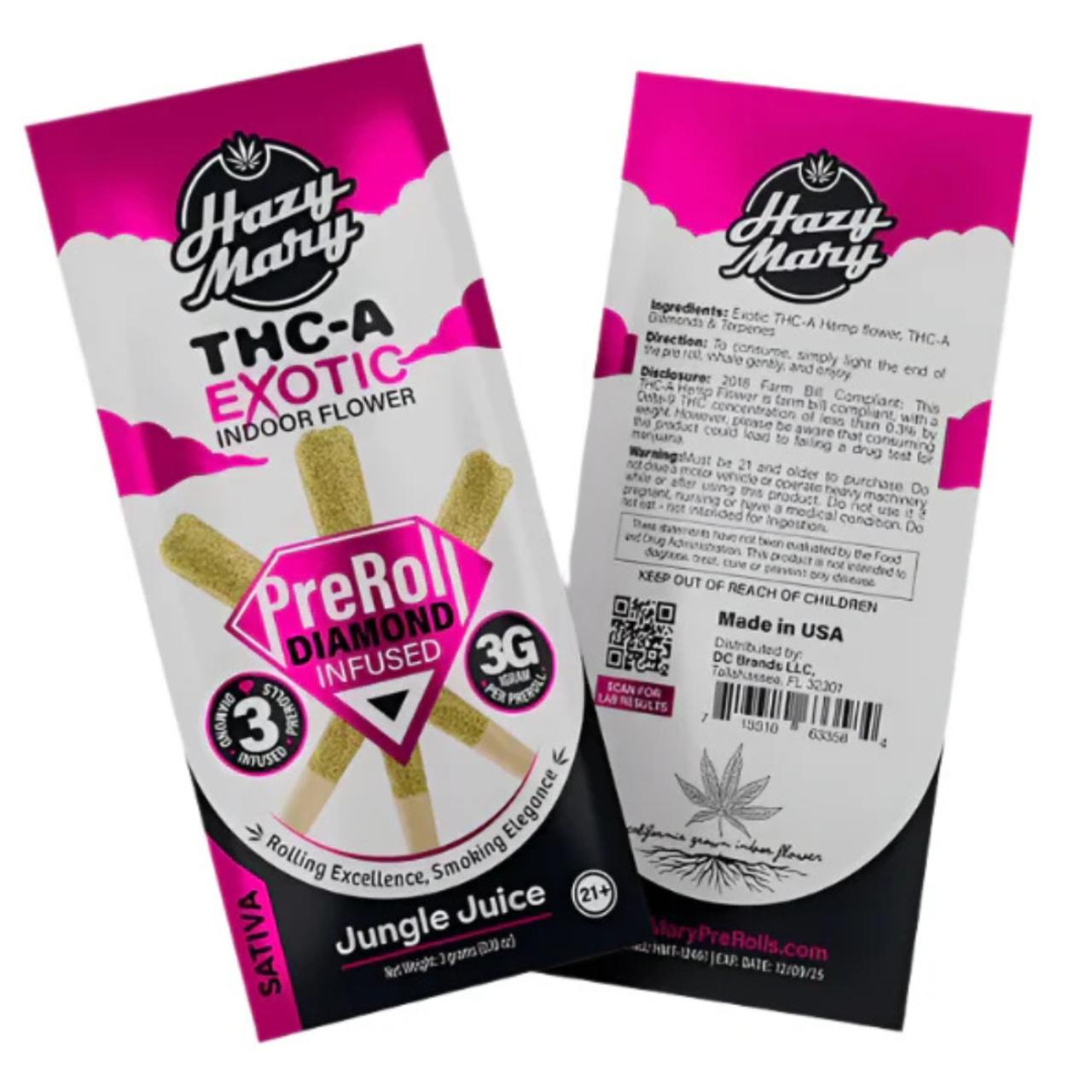 Hazy Mary Exotic Diamond Infused PreRoll 3G -3CT - Image 8