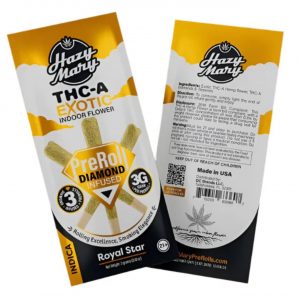 Hazy Mary Exotic Diamond Infused PreRoll 3G -3CT - Image 6