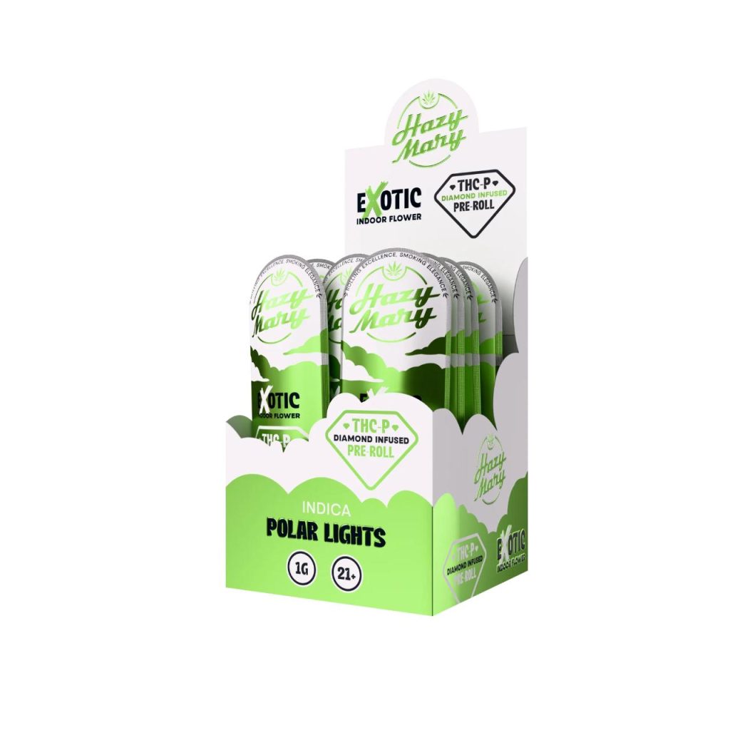 Hazy Mary Exotic THCP Diamond Infused PreRolls 1G-1CT - Image 2