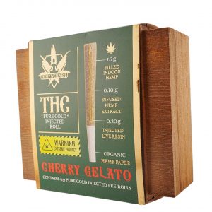 Hemp Wellness Pure Gold THC Injected Prerolls 2G -15CT - Image 7