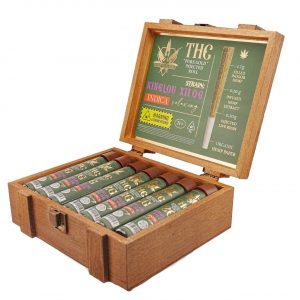 Alternative view of Hemp Wellness Pure Gold THC Injected Prerolls 2G -15CT