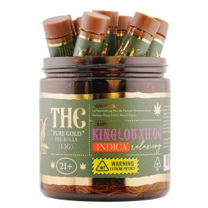 Alternative view of Hemp Wellness Pure Gold THC Prerolls 1.5G -12CT