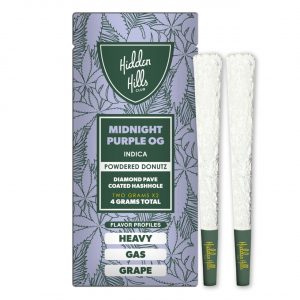 Hidden Hills Powdered Donutz Diamond Hash Hole Prerolls 4G 2CT - Image 4