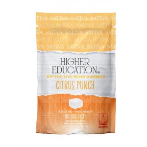 Higher Education D9 Live Resin Gummies 100MG-10CT - Image 13