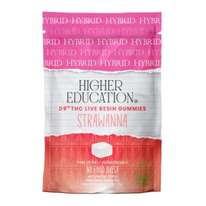 Higher Education D9 Live Resin Gummies 100MG-10CT - Image 3