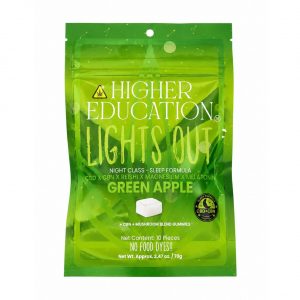 Higher Education Lights Out CBD/CBN/Melatonin/Mushroom Blend Gummies