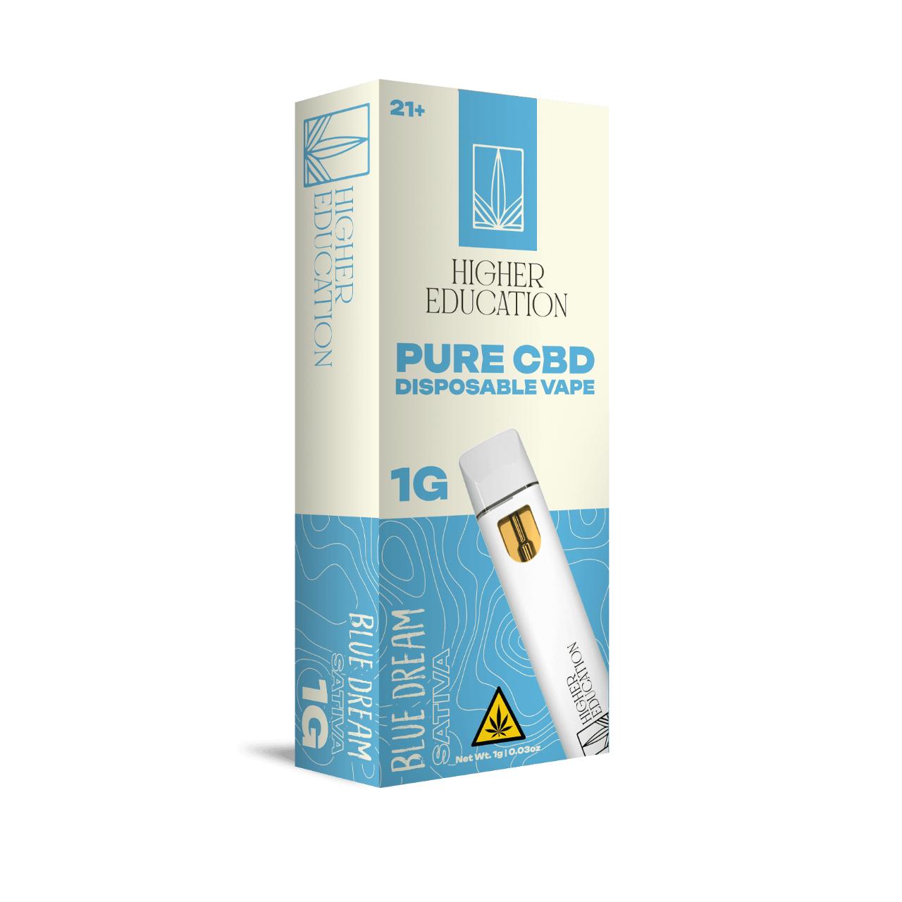 Higher Education Pure CBD Disposable 1G - Image 6